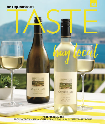 Cuvees exclusive agency: Quails’ Gate in the Summer Issue of Taste Magazine