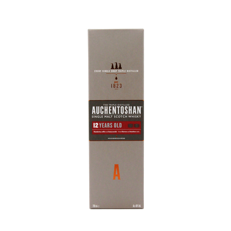Auchentoshan 12 Year Old Single Malt Scotch Whisky, Lowlands, Scotland (700ml)