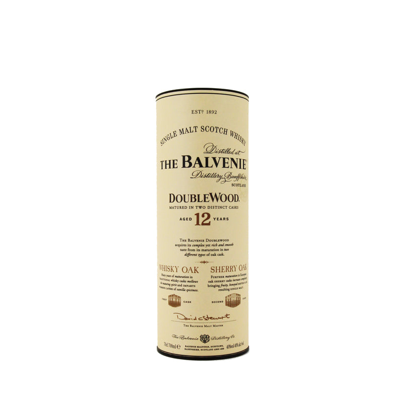 Balvenie DoubleWood 12 Year Old Single Malt Scotch Whisky, Speyside, Scotland (700ml)