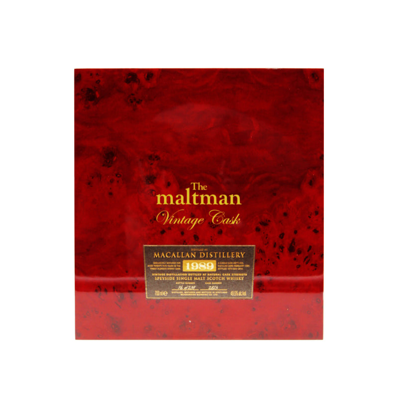 The Maltman - Macallan 25 Year Old 1989 Hong Kong Exclusive Cask 1196, Speyside, Scotland (700ml)