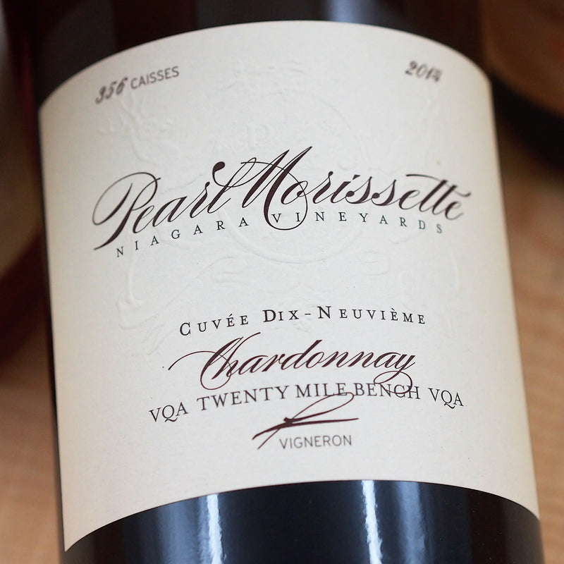 Pearl Morissette Cuvee Dix-Neuvieme 19 Chardonnay 2014, Twenty Mile Bench, Canada (750ml)