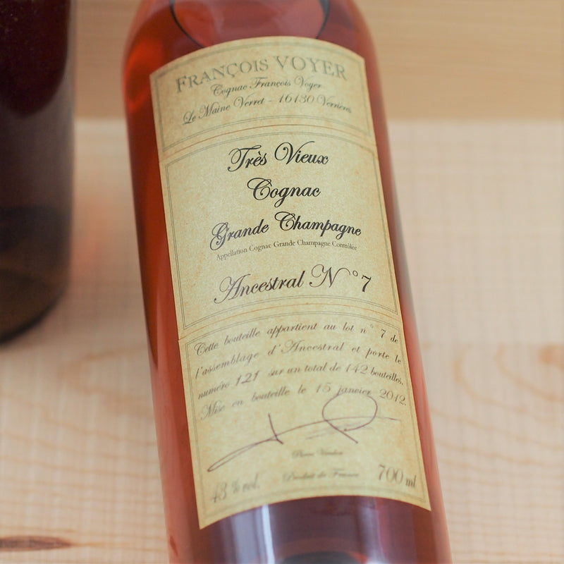 Francois Voyer Cognac Ancestral No. 7 Grande Champagne, France (700ml)